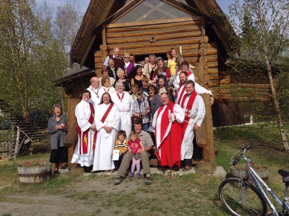 The Reverend Lynn De Brabandere’s ordination as a Deacon in St. Christopher's Anglican Church, Haines Junction, Yukon. Photos: Contributed