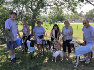 All creatures great and small bring their humans to St. Francis Fair in Hamilton for a blessing. Photo: Submitted by Rhonda Ploughman