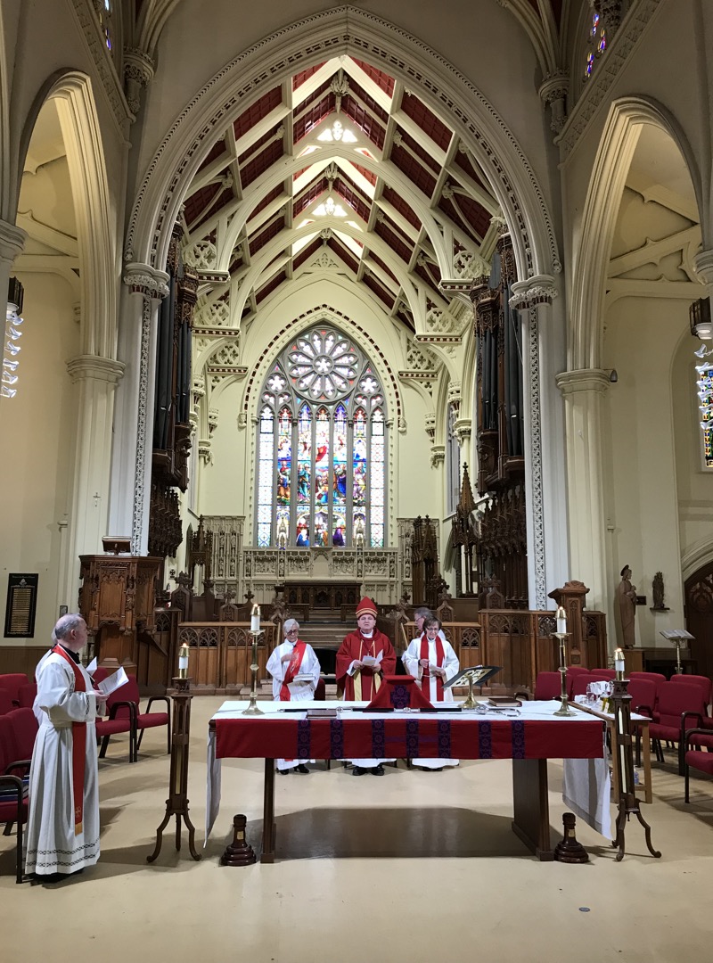 Michael at altar