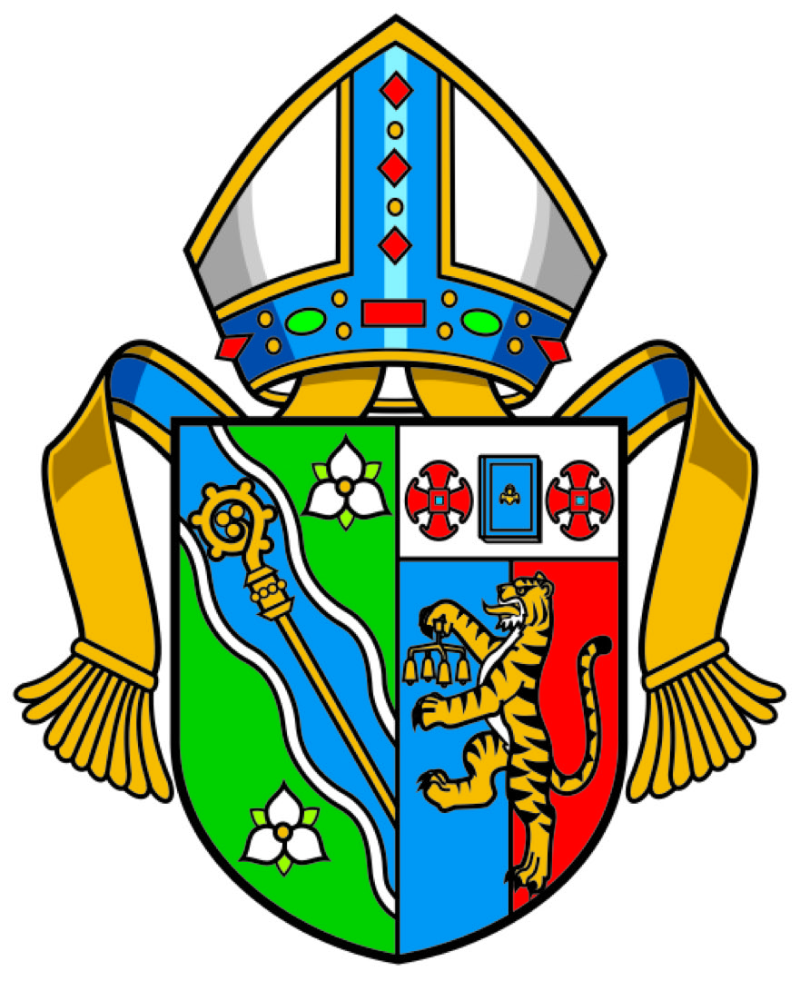 Bishop Susan coat of arms impaledEpsicopalArmsBellcolour