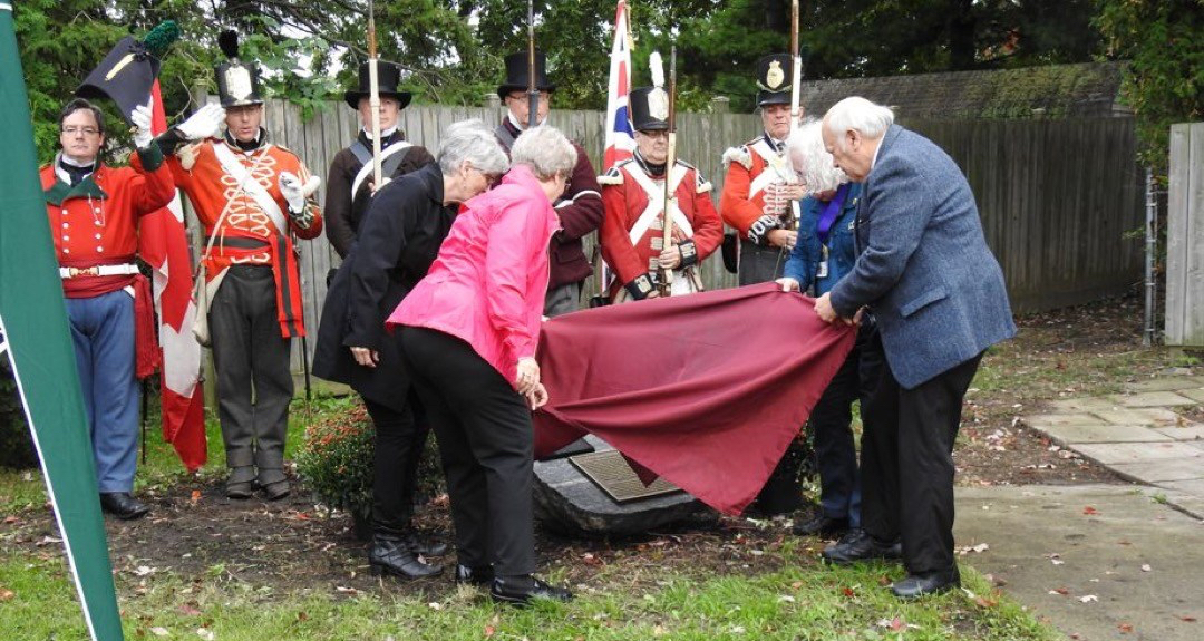 Unveiling the monument