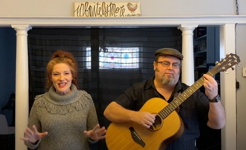 Musical duo Infinitely More (Allison Lynn and Gerald Flemming) worked with St. Thomas, St. Catharines to produce a series of inspirational television programs supported with a WOW grant. 