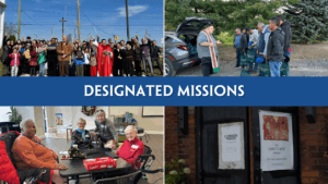 A collage representing the 3 designated missions, the Migrant Farmworkers Mission, Mission in Acts, All Saints Mission and St. Luke's a growing mission initiative.
